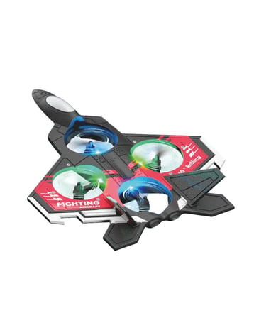 Hediye Uzaktan Kumandalı Led Işıklı Drone Uçak 360 Derece Dönüş Özellikli Oyuncak Drone