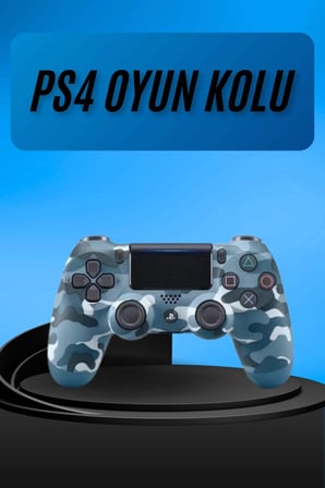 Hediye Ps4 Joystick Oyun Kolu Titreşimli Uzun Pil Ömrü Usb Şarj Kablolu
