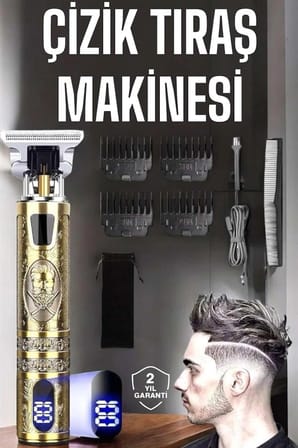 Hediye Çizik Tıraş Makinesi Şarjlı Paslanmaz Çelik Bıçaklı Uzun Ömürlü