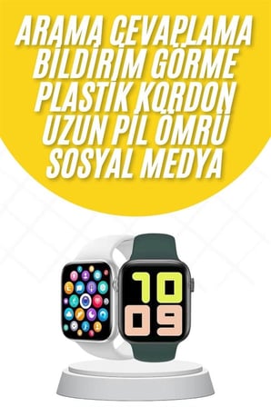 Hediye Akıllı Saat Uyku Ve Sağlık Takibi Arama Cevaplama 44 Mm Amoled Ekran