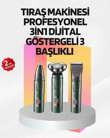 Hediye Kablosuz Şarjlı Çok Amaçlı Tıraş Makinesi
