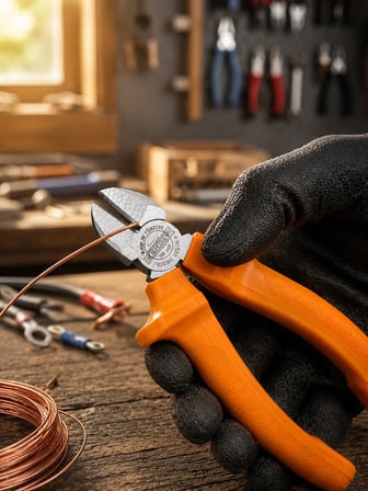 Hediye Elektrik Ve Teknik Çalışmalar İçin Profesyonel Dövme Çelik Yan Keski