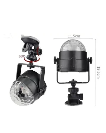 Hediye Taşınabilir Ve Dayanıklı Plastik Kristal Led Disko Işığı