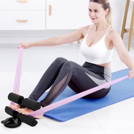 Hediye Mekik Çekme Spor Aleti Ayak Destekli Vantuzlu