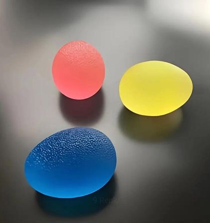 Hediye Silikon El Egzersiz Topu | Dayanıklı, Ergonomik Ve Rahat Kullanım