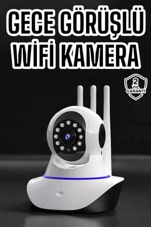 Hediye Ev Kamerası Wifi Kamerası Video Kayıt Çift Yönlü Hareket Sensörü Bebek