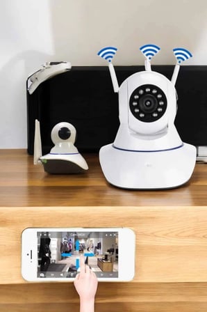 Hediye Ev Kamerası Wifi Kamerası Video Kayıt Çift Yönlü Hareket Sensörü Bebek