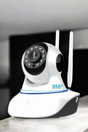 Hediye Ev Kamerası Wifi Kamerası Video Kayıt Çift Yönlü Hareket Sensörü Bebek