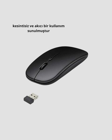 Hediye Kablosuz  Mouse – Anlık Dpı Geçişi, Gelişmiş Sensör, Hassas Ve Akıcı Kontrol