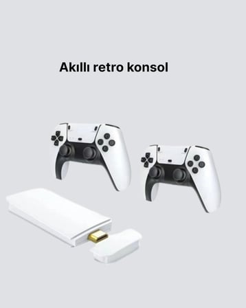Hediye 20.000 Yüklü Oyunlu Kablosuz Retro Oyun Konsolu 4k Destekli