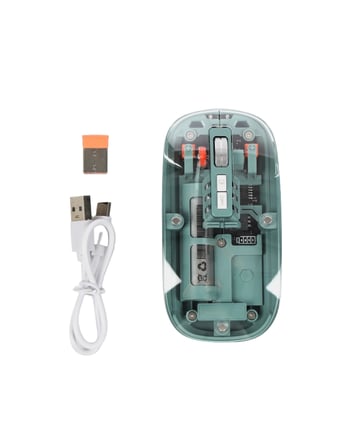 Hediye Pilli Kablosuz Mouse Bluetooth Ve Usb Uyumlu Sessiz Tıklama Yeni Nesil
