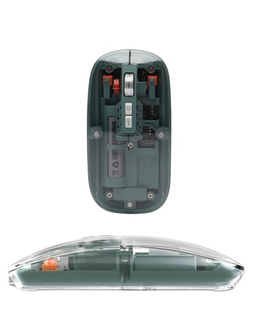 Hediye Pilli Kablosuz Mouse Bluetooth Ve Usb Uyumlu Sessiz Tıklama Yeni Nesil