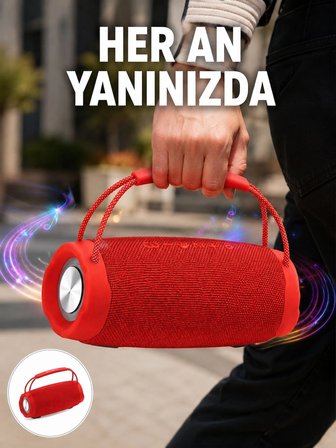 Hediye Tf Kart Ve Aux Destekli Ipx6 Suya Dayanıklı Bluetooth Hoparlör Yeni Nesil