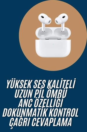 Hediye Yeni Nesil Pro Bluetooth Kulaklık Android Ve İos Uyumlu Dokunmatik Kontrol