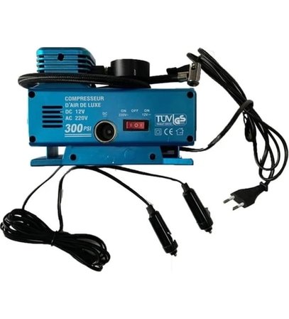 Hediye 220 Volt-12 Volt 250 Psi Geniş Uygulama Yelpazesi Kompresör Lastik Hava Şişirme Oto Pompası
