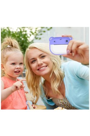 Hediye Dijital Video Kayıt Fotoğraf Çocuk Kamerası Anlık Termal Resim Kağıt Baskılı