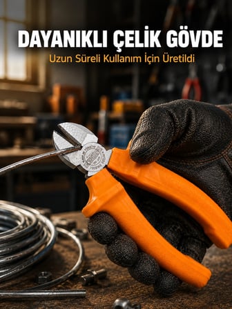 Hediye Ergonomik Saplı Hassas Kesim Sunan Dövme Çelik Yan Keski