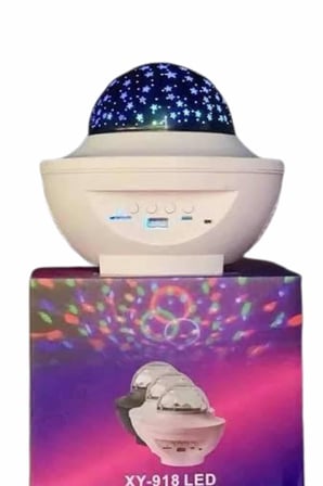 Hediye Dönen Işıklı Disko Topu Projektör Müzik Çalarlı Disco Speaker