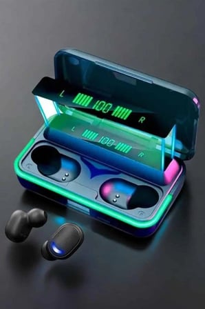 Hediye Bluetooth Kulaklık Powerbankli Yüksek Ses Kaliteli Şarj Göstergeli