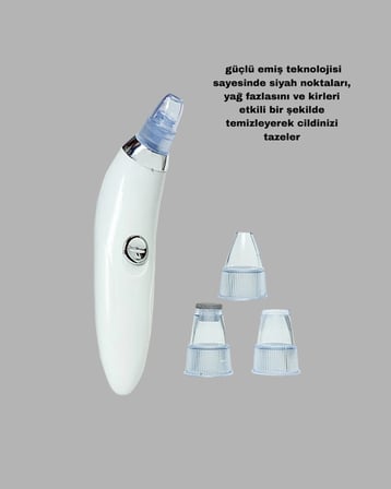 Hediye Evde Profesyonel Cilt Bakımı Dermaroller + Siyah Nokta Temizleyici Setı