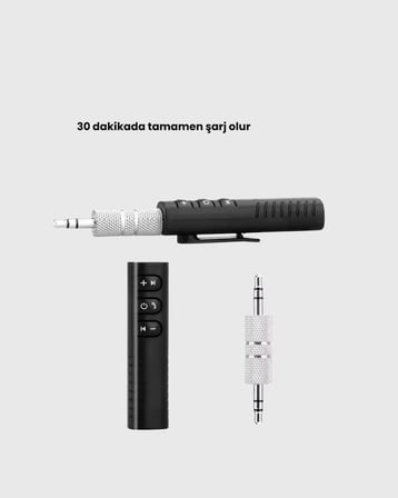 Hediye Kablosuz Ses Çözümü – 3.5mm Jaklı Bluetooth Müzik Alıcısı