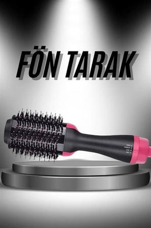 Hediye Saç Şekillendirici Ve Saç Düzleştirici Fön Tarağı Tarak Fırça 1200w Saç Kurutma