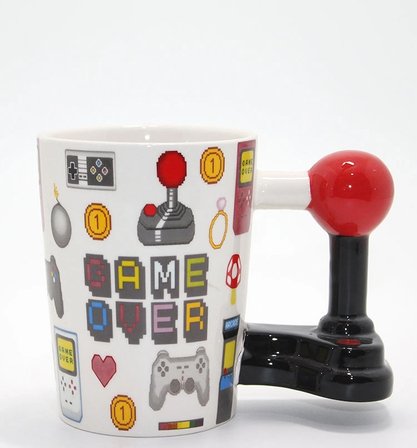 Hediye Porselen Game Over Kupa Bardak Alk2557