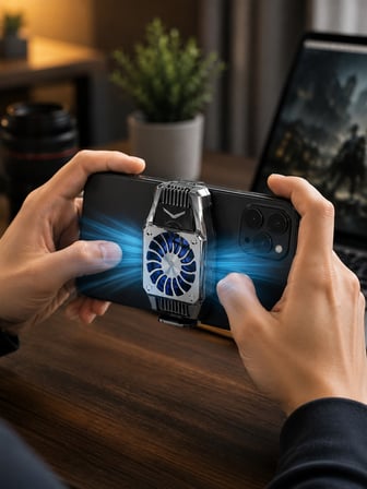 Hediye Mobil Telefon Soğutucu Fan Yüksek Soğutma Performansı