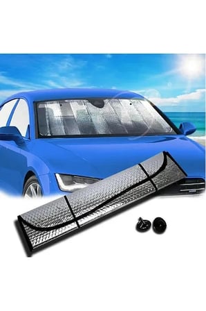 Hediye Oto Ön Cam Güneşliği Renault Megane Fiat Egea Toyota Corolla Volkswagen Passat