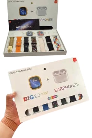 Hediye 9 Ultra Akıllı Saat 49mm 2inç Ekran 7 Kordonlu Ve Bluetooth Kulaklık