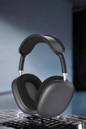 Hediye P9 Plus Hi-fi Ses Kalitesi Ayarlanabilir Mikrofonlu Bluetooth Kulaklık Siyah