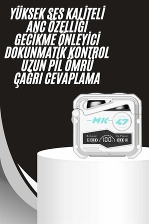 Hediye Gecikme Önleyici  Kulaklığı Bluetooth Bağlantılı Anc Özelliği 5.0 Bluetooth