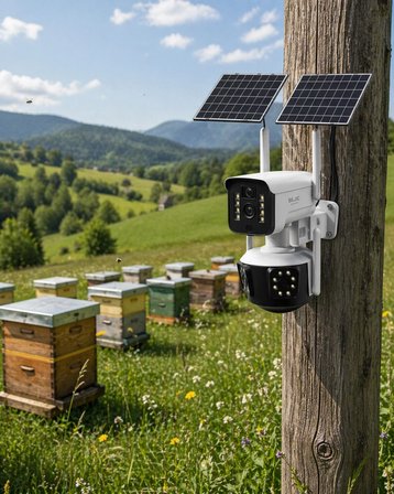 Hediye Güneş Enerjili Çiftlik Kamerası 9mp 4g Sım Kartlı Solar Güvenlik Kamerası 2 Yıl Garantili