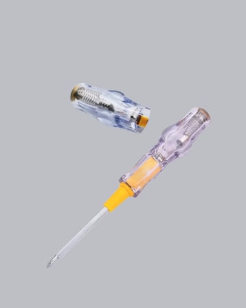 Hediye Elektrik Test Kalemi Neon Işıklı Nikel Kaplama 110-220v Dirençli