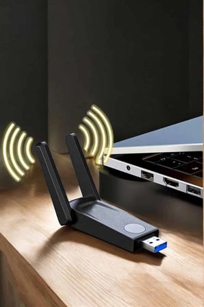 Hediye Dual Band Wifi Alıcı Adaptör Usb 3.0 Destekli