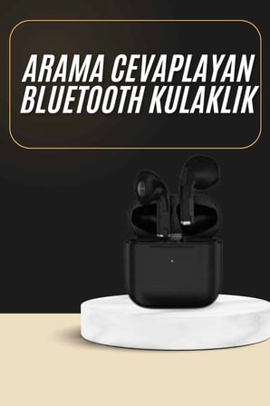 Hediye En Çok Tercih Edilen Bluetooth Kulaklık Mikrofonlu Silikonsuz Dokunmatik Kontrol