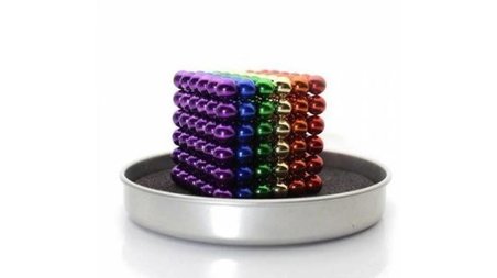 Hediye Renkli 216 Mıknatıs Neocube Mıknatıs 5mm Neodyum