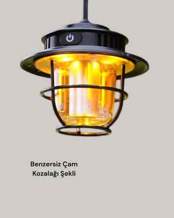 Hediye Açık Hava Etkinlikleri İçin Çam Kozalağı Gece Işığı