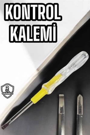 Hediye Test Cihazı Kontrol Kalemi Çift Başlıklı Şeffaf Elektrik Testi