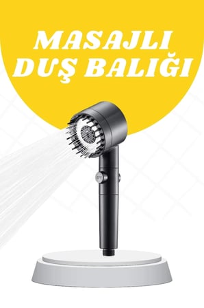 Hediye Yeni Nesil Masaj Etkili Duş Başlığı Su Basınçlı Tazyikli Özel