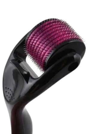 Hediye 540 Iğneli Derma Roller 1mm Titanyum Uçlu Saç Kaş Serum Kullanımına Uygun