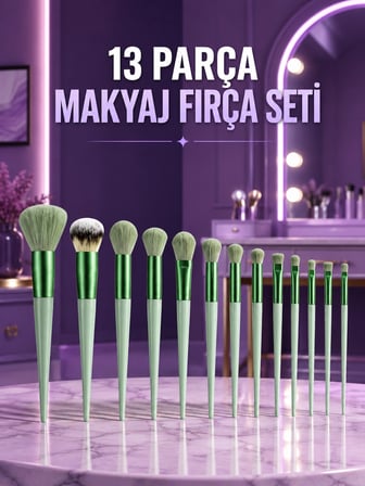 Hediye Kusursuz Makyaj İçin Yumuşak Ve Dayanıklı Makyaj Fırça Seti