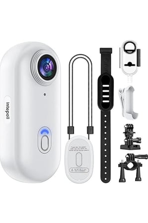 Hediye Mini Wıfı Aksiyon Kamerası 1080p Taşınabilir Vücut Kamerası Giyilebilir Video Kaydedici Ipx7 Su Geçirmez