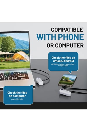Hediye Mini Wıfı Aksiyon Kamerası 1080p Taşınabilir Vücut Kamerası Giyilebilir Video Kaydedici Ipx7 Su Geçirmez