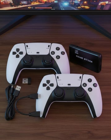 Hediye Retro Atari Ve Konsol Oyunları Destekli 4k Game Stick