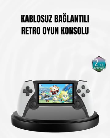 Hediye 4.3 İnç Ekranlı Retro Oyun Konsolu – 64 Gb Hafızalı, Şarjlı Ve Multimedya Destekli