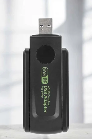 Hediye Dual Band Wifi Alıcı Adaptör Usb 3.0 Destekli