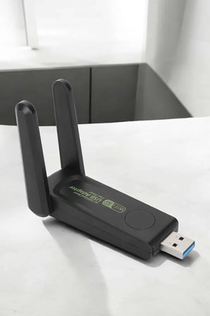 Hediye Dual Band Wifi Alıcı Adaptör Usb 3.0 Destekli