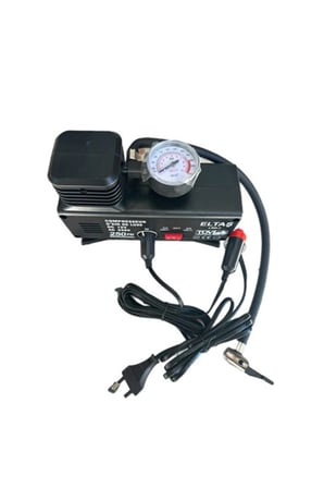 Hediye 220 Volt-12 Volt 250 Psi Psi Kompresör Lastik Hava Şişirme Oto Pompası Fişli Çakmaklıklı