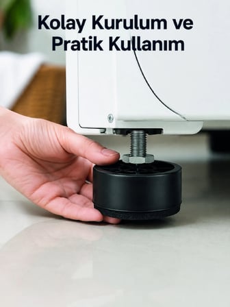 Hediye 4 Adet Titreşim Önleyici Çamaşır Makinesi Ayak Pedi